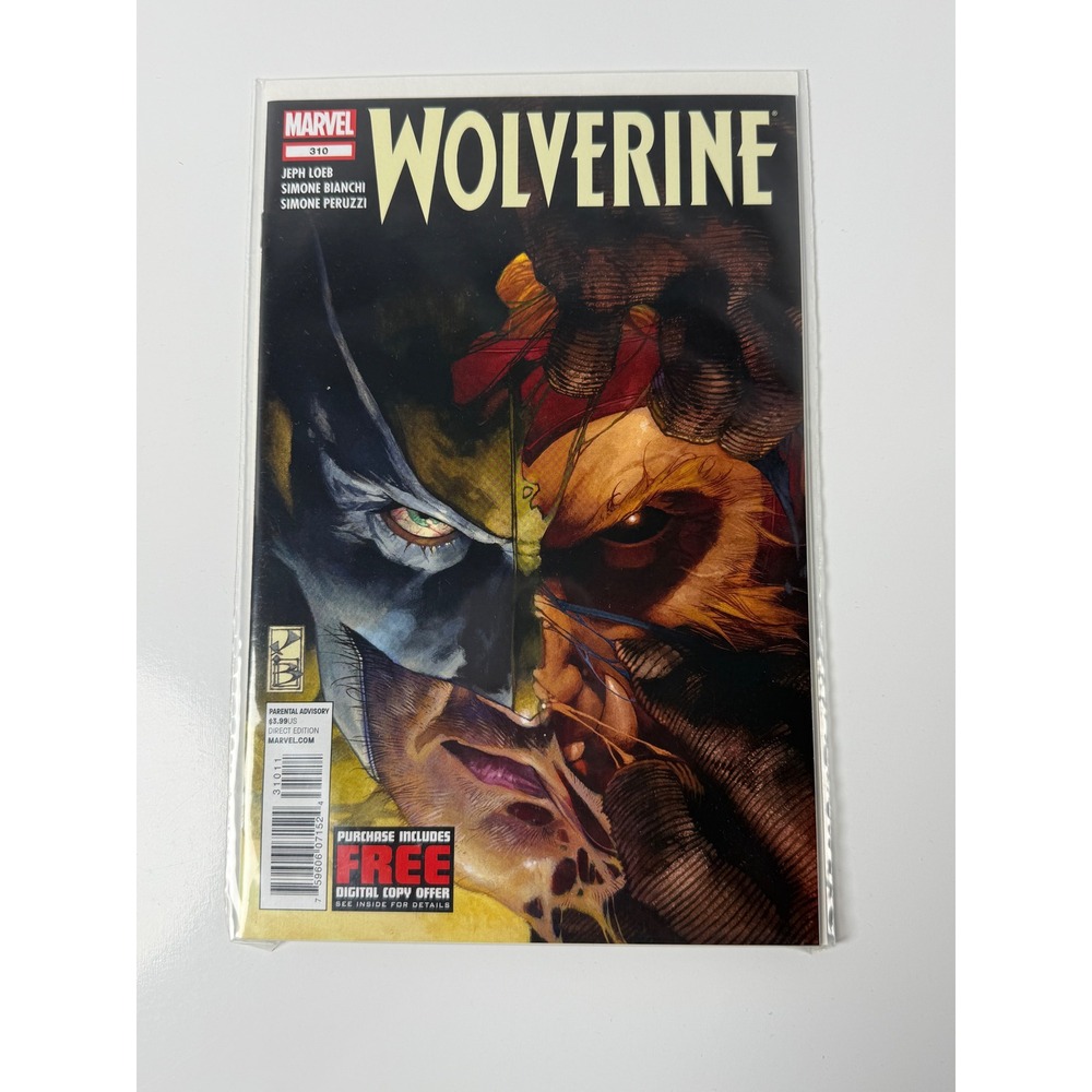 Wolverine 310 Marvel 2012 Jeph Loeb Simone Bianchi Sabretooth Reborn Cover A